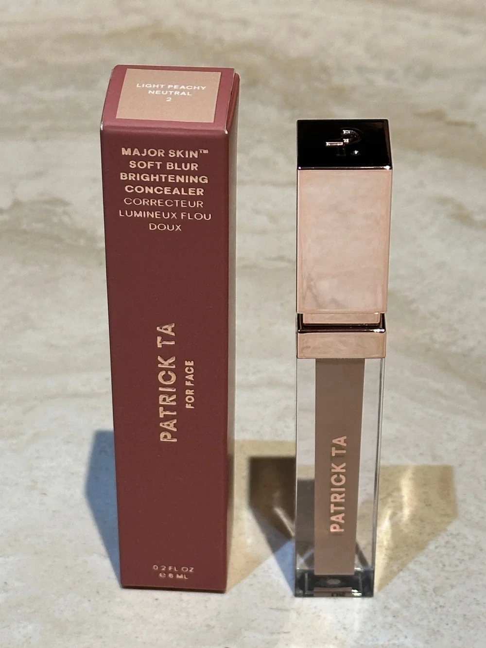 Patrick Ta Major Skin Soft Blur Brightening Concealer - 2 Light Peachy Neutral